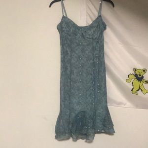 Baby Blue Vintage-esque Dress